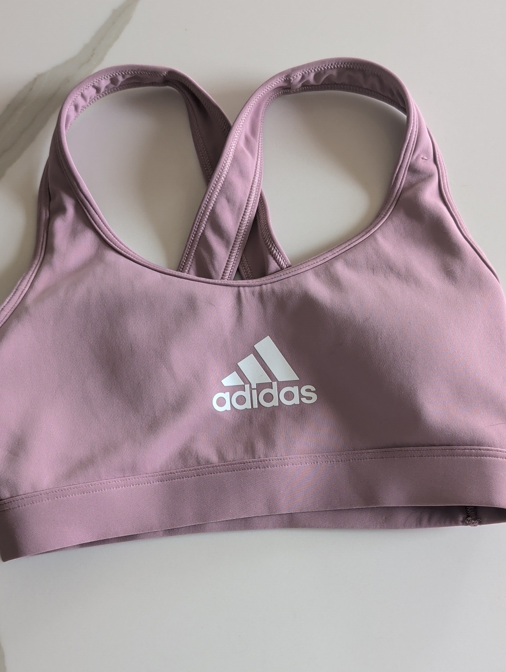 adidas Mauve Crossback Sports Bra Top XS EUC